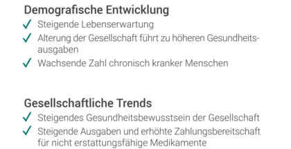 Demographische Entwicklung und gesellschaftliche Trends